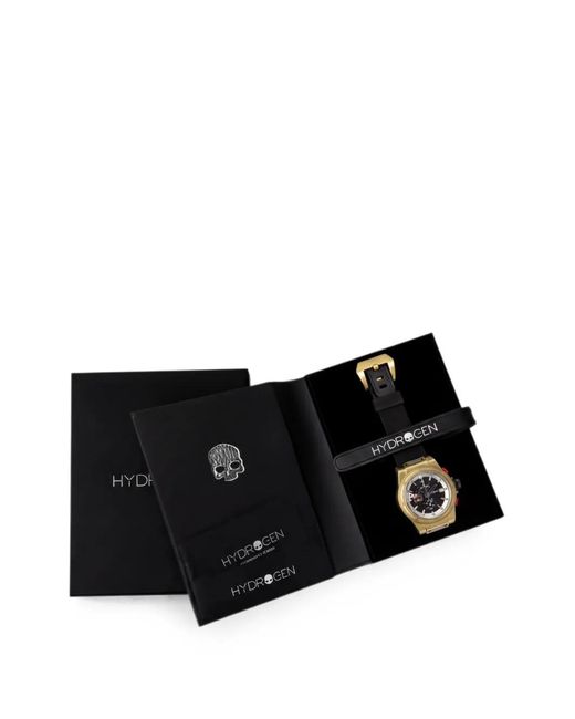 Hydrogen Black Otto Skull Chronograph 44Mm Watch for men