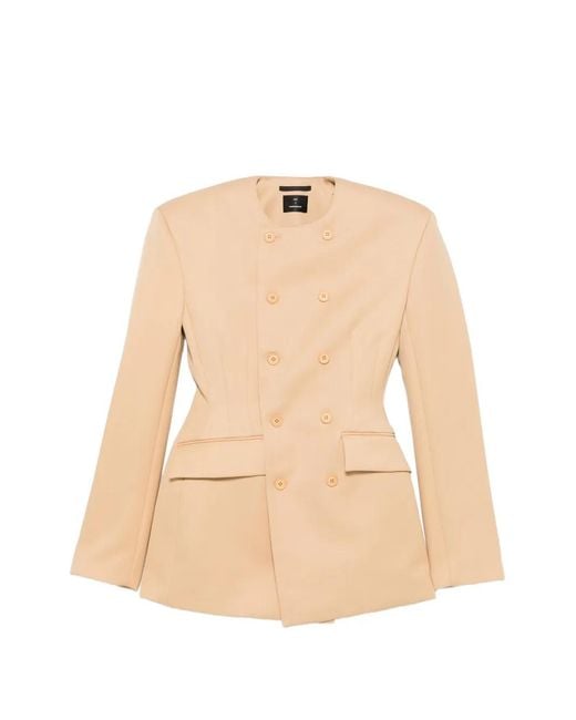 Wardrobe NYC Natural Sahara Mini Dress