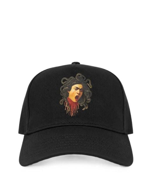 Melt Black Graphic-Print Baseball Cap for men