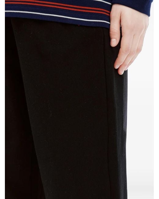 Chocoolate Black Logo-Embroidered Track Pants