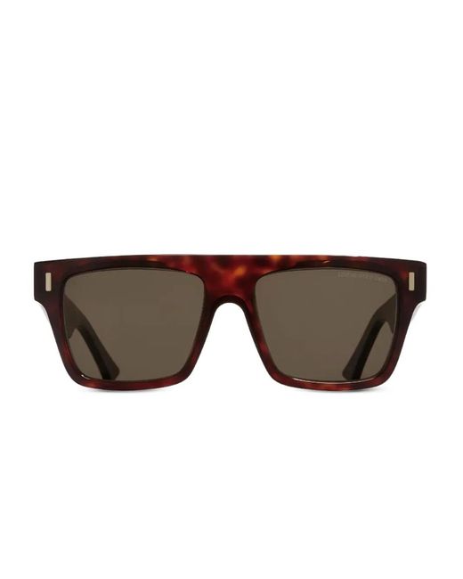Cutler & Gross Brown Square-Frame Sunglasses