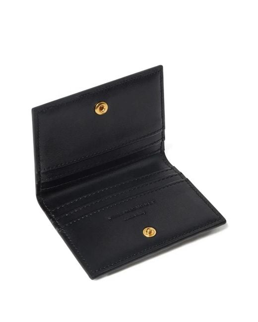 Stella McCartney Black Logo Card Holder