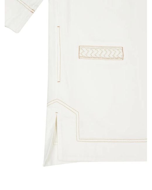 Zimmermann White Cotton Dress