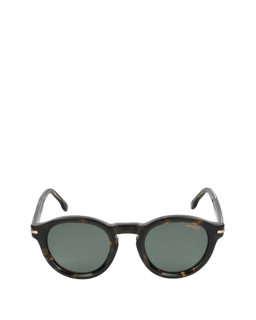 Carrera Gray Round-Frame Sunglasses
