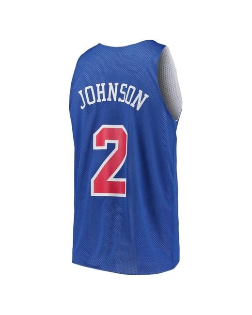 Mitchell & Ness Blue Reversible Mesh Vest for men