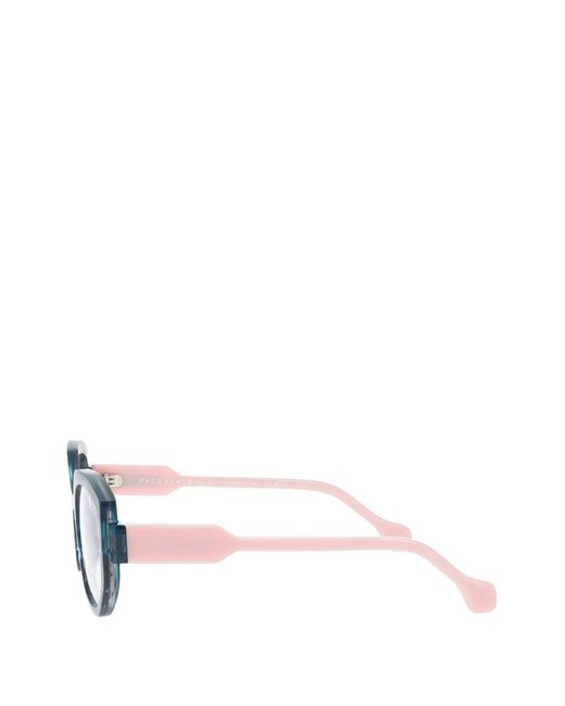 Face A Face White Lunettes De Vue Minds 1 À Monture Géométrique