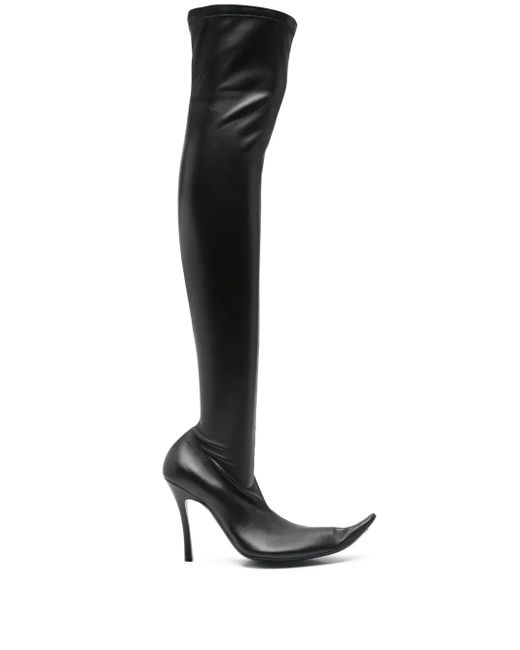 Balenciaga Black 110Mm Alaska Over-The-Knee Boots