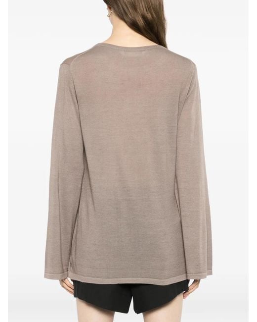 Care By Me Brown Flow Blouse