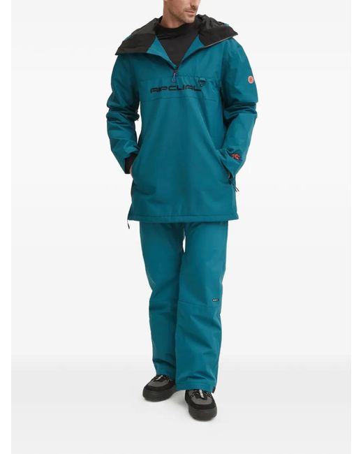 Rip Curl Blue Logo-Patch Ski Pants for men