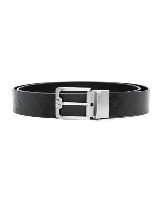 Emporio Armani Klassischer Gürtel in Black für Herren