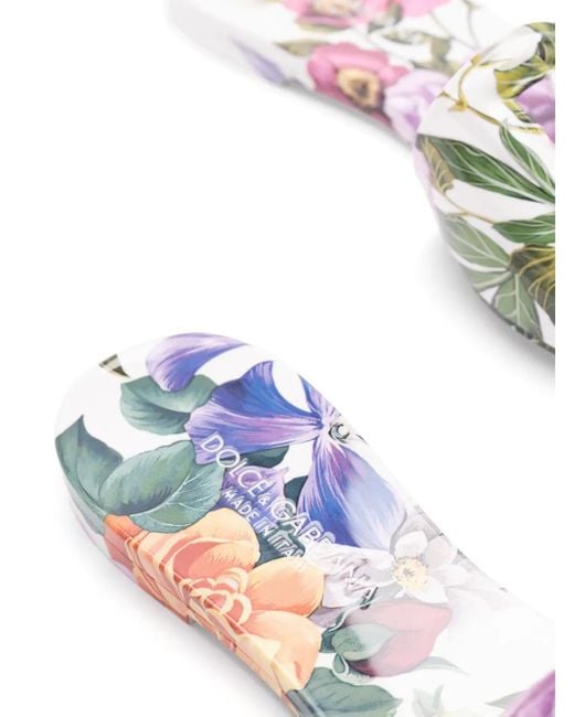 Dolce & Gabbana マルチカラー Beachwear ラバー プールスライド