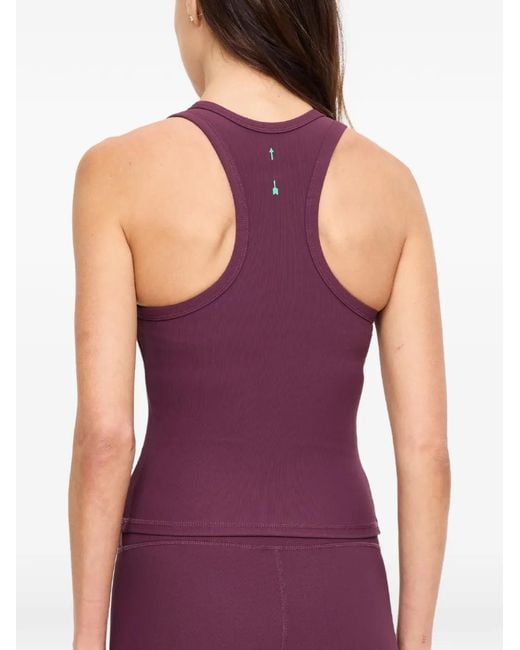 The Upside Purple Pele Sophie Ribbed Tank Top