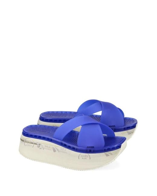 Premiata Blue Moura Slides
