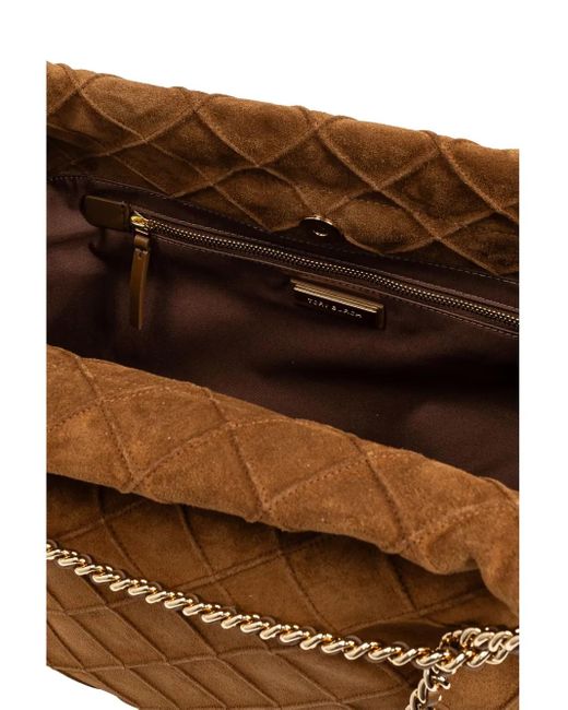 Tory Burch Brown Fleming Tote Bag