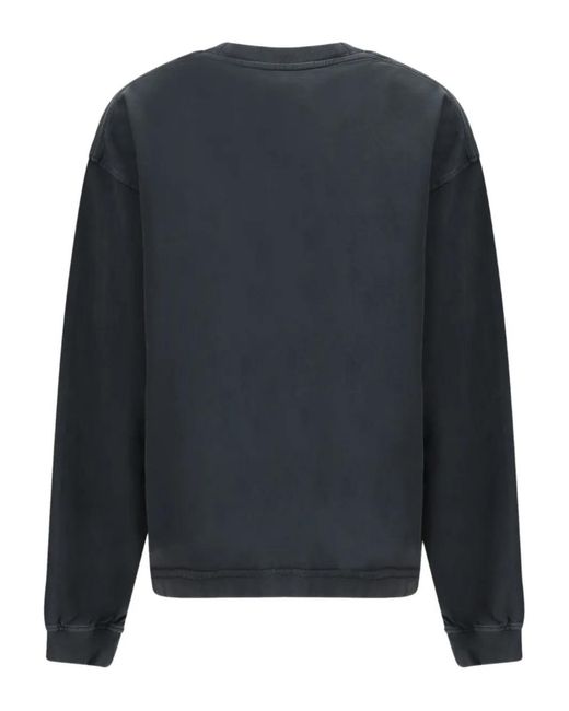 Alexander Wang Blue Reflective Halo Sweatshirt