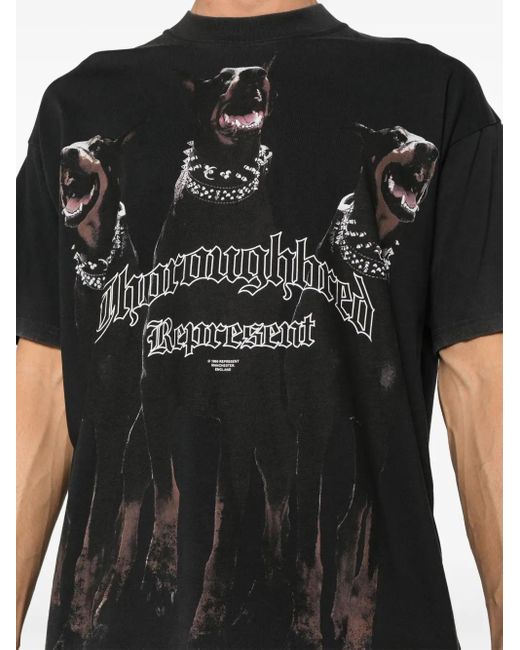Represent Black T-Shirts And Polos for men
