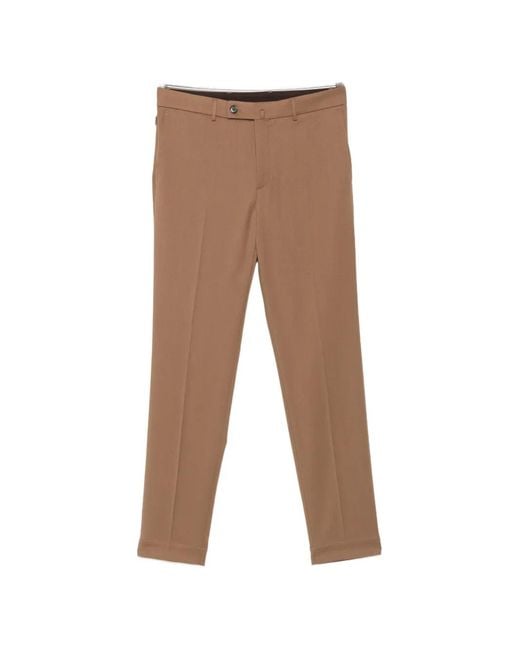 Incotex White Straight-Leg Tailored Trousers for men
