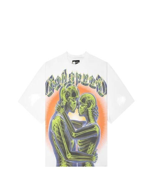 Godspeed White Graphic-Print T-Shirt for men