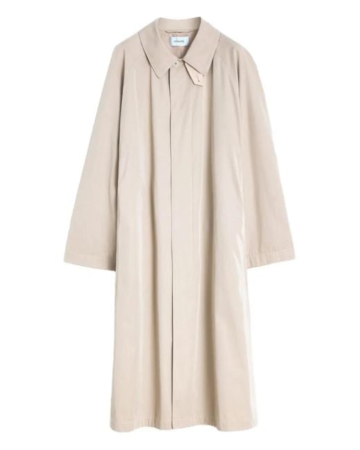 Lemaire Natural Overcoat Clothing