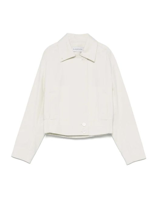 Lanvin White Cotton Jacket