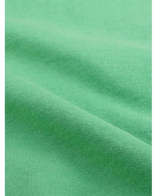 Sporty & Rich Green Kelly Logo-Print Jumper