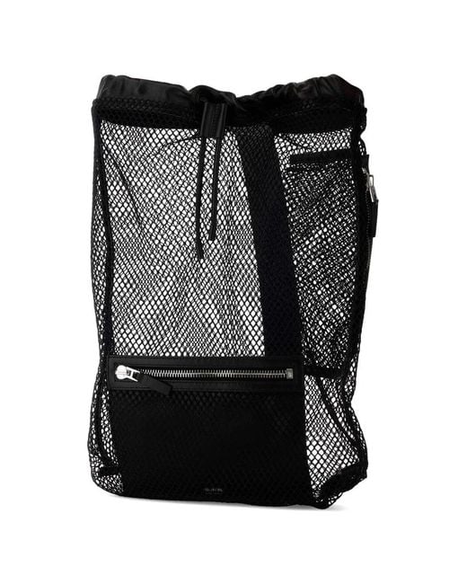 Tom Ford Black Perforated Backpack for men