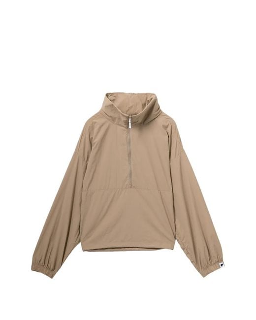 AAPE BY A BATHING AP Natural Logo-Patch Jacket