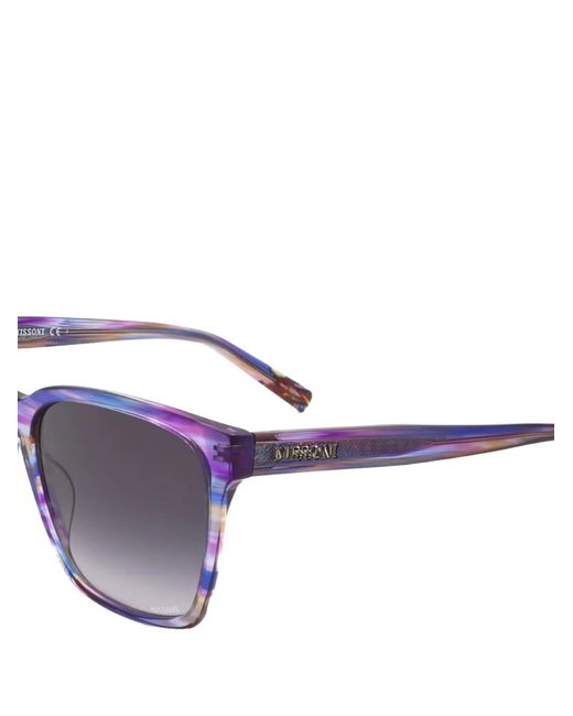 Missoni White Square-Frame Sunglasses