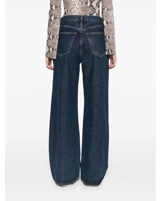 Agolde Blue Dame No Cuffs Jeans
