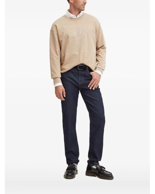 Joop! Blue Embossed-Print Sweatshirt for men