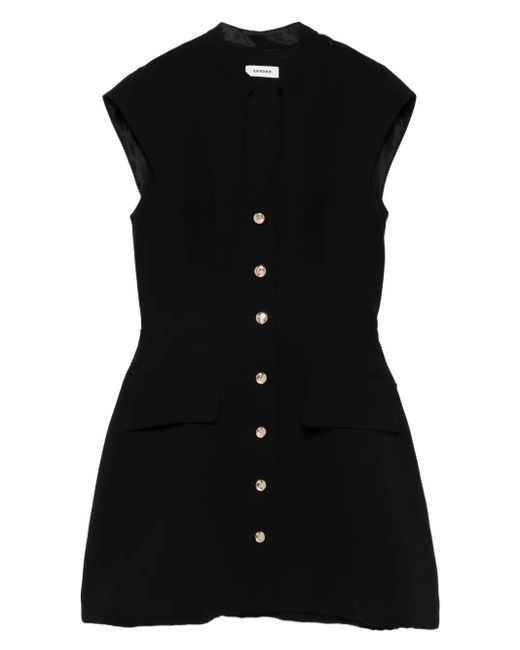 Sandro Black Mini Tailored Dress