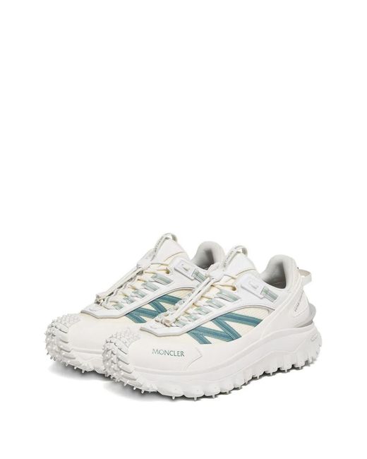 Moncler White Sneakers Neutral