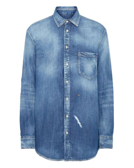 DSquared² Blue Denim Shirt