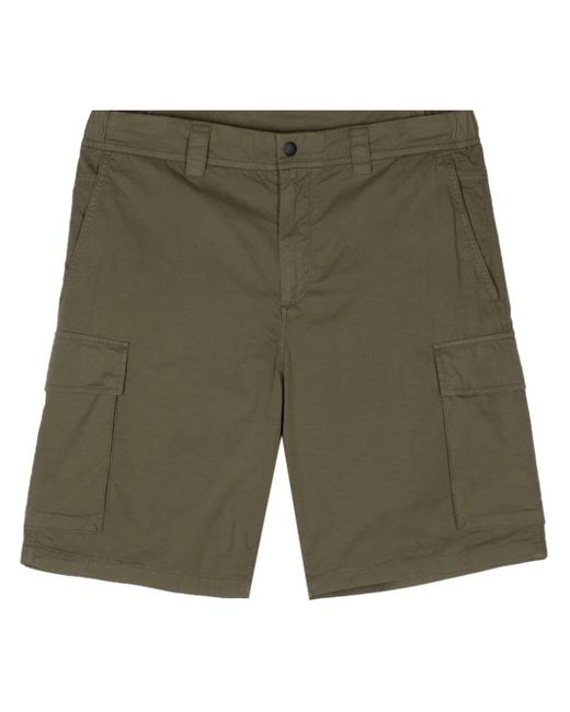 Woolrich Green Mid-rise Cotton Cargo Shorts for men