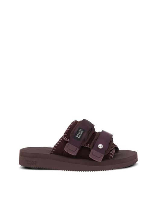 Forte_forte Brown X Suicoke Straps Topstitching Sandals