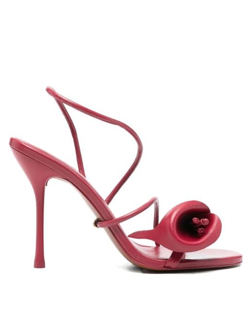 Cult Gaia Pink 100Mm Cassidy Sandals