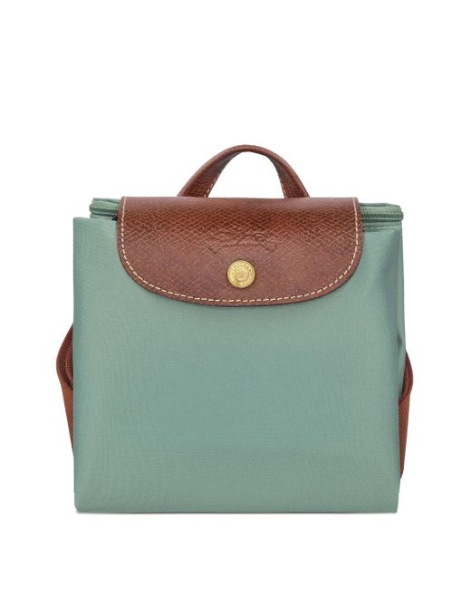 Longchamp Green Le Pilage Backpack