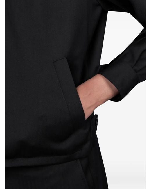 Auralee Black Wool Shirt Jacket for men