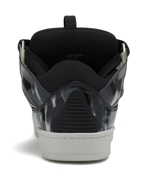 Lanvin Black Curb Sneakers