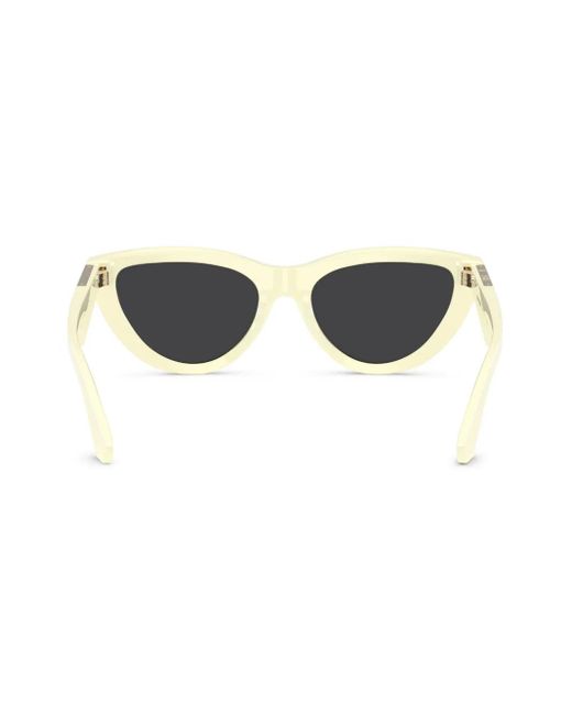 Burberry Gray Pilot-Frame Sunglasses