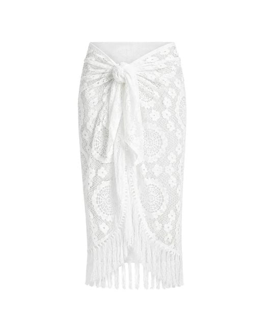 Jonathan Simkhai White Fringed Sarong