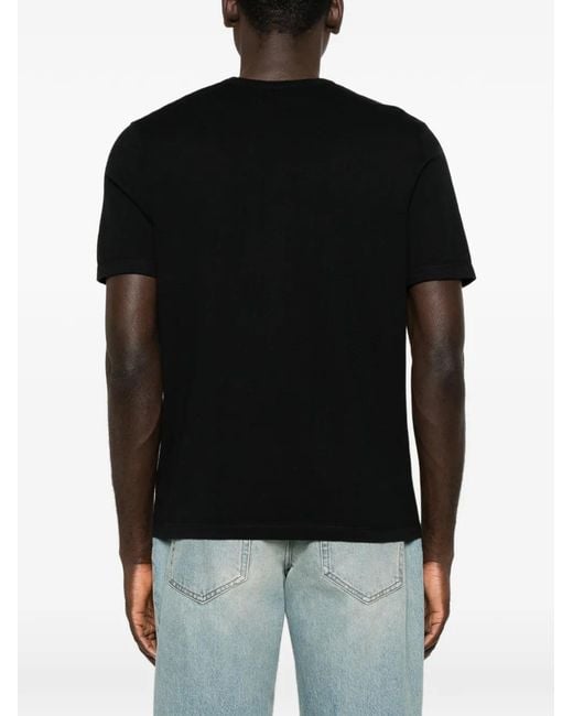 Bompard Black Crew-Neck T-Shirt for men