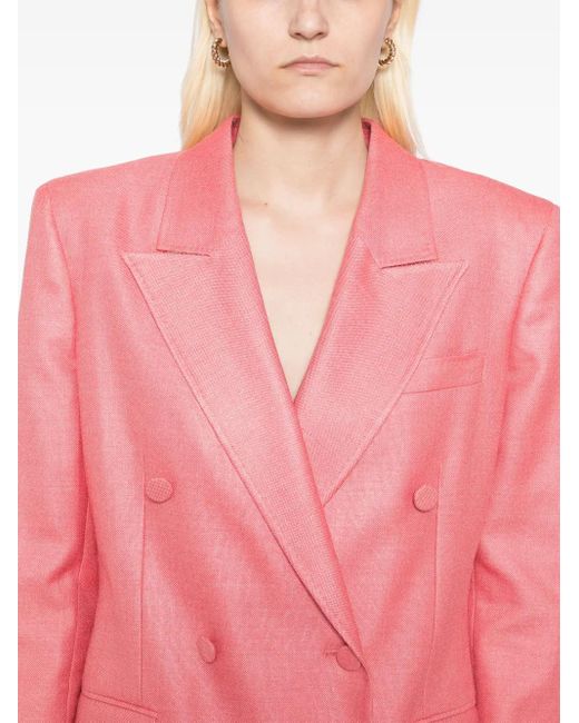Gabriela Hearst Pink Gavin Blazer