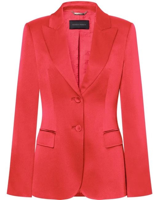 Blazer con botones Alberta Ferretti de color Red