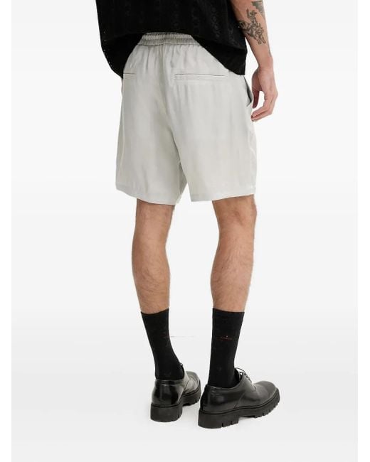 HUGO Black Elasticated Side-Pockets Shorts for men