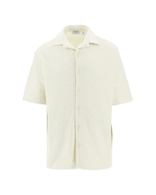Off-White c/o Virgil Abloh White Cotton Pattern Shirt for men