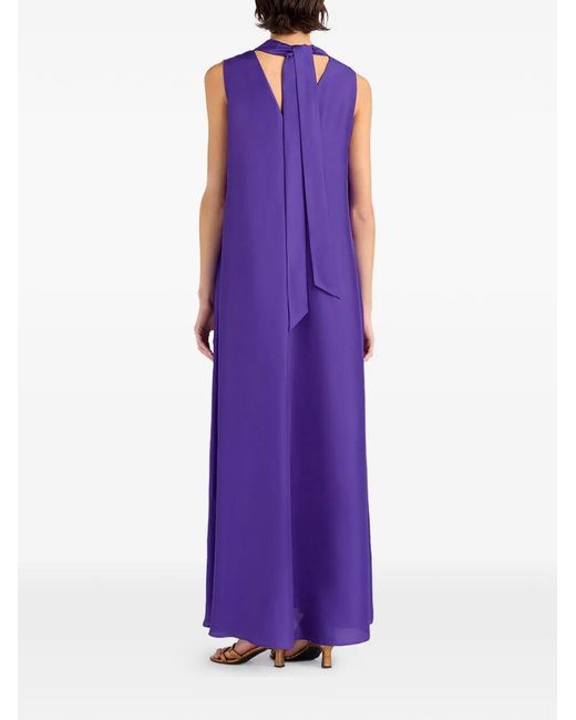 Momoní Purple Cueva Maxi Dress