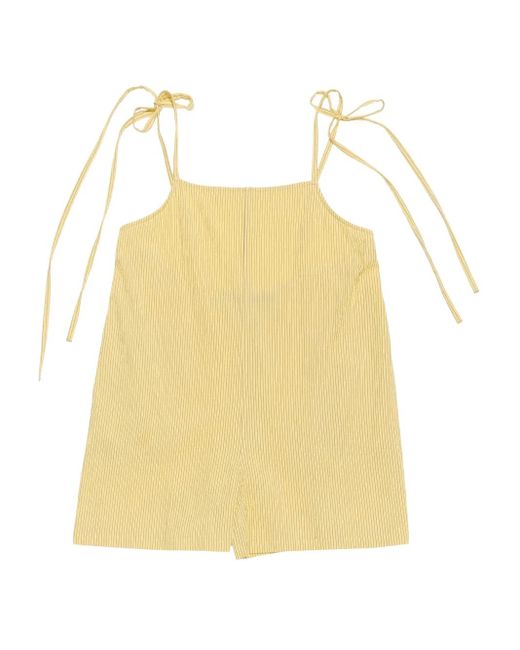 Bimba Y Lola ストライプ ジャンプスーツ Yellow