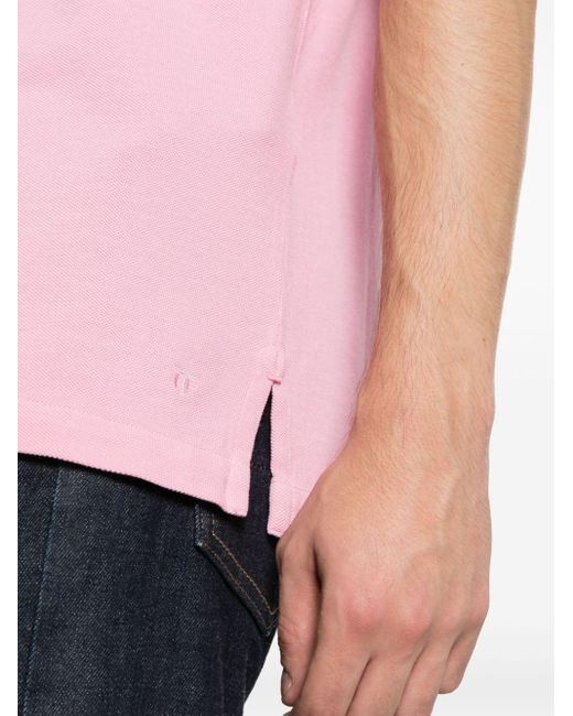 Tom Ford Kurzärmeliges Poloshirt in Pink für Herren