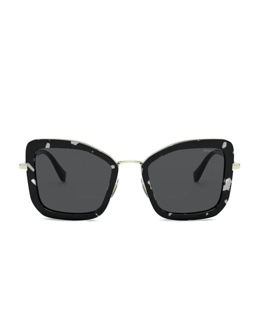 Miu Miu Black Cat Eye-Frame Sunglasses